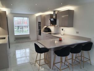 Remo Gloss Cashmere Kitchen Gallery