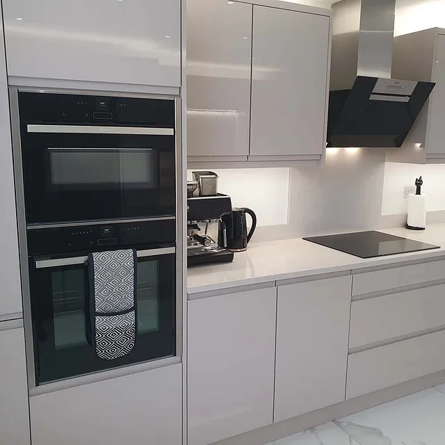 Remo Gloss Cashmere Kitchen Gallery